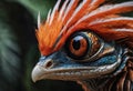 Fantasy colourful creature with big expressive eye. Generative AI