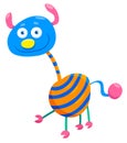 Fantasy creature funny cartoon character