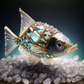 UnderwaterJewelry World featuring a precious vanished fish going around.