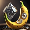 The banana in diamonds.