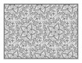 Fantasy decorative ornamental pattern page