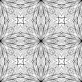 Fantasy decorative ornamental seamless pattern