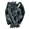 fantasy demonic gothic gargoyle statue