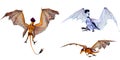 Fantasy dragons Royalty Free Stock Photo