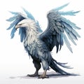Fantasy Eagle Illustration In The Last Unicorn Style