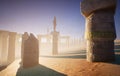 Fantasy Egyptian Cinematic Landscape Background