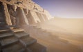 Fantasy Egyptian Cinematic Landscape Background