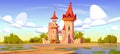 Fantasy fairytale medieval house for princess