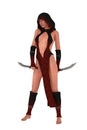 Fantasy female assassin Royalty Free Stock Photo