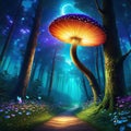 fantasy flower nature wood magic art illustration tale