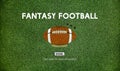 Fantasy Football Ball Rugby Game Concept