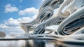 Fantasy futuristic architecture