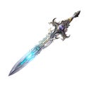 Fantasy Game 2D Assets, Magical Sword, Simple Design