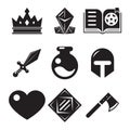 Fantasy game icons