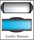 Fantasy gothic buttons