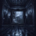 Fantasy Haunted Mirror at Night