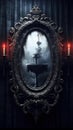 Fantasy Haunted Mirror at Night