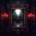 Fantasy Haunted Mirror at Night