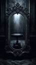 Fantasy Haunted Mirror at Night