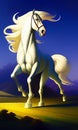 Fantasy horse - white