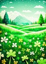 fantasy illustrated green nature