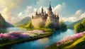 fantasy illustrated landscape