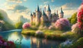 fantasy illustrated landscape