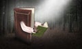 Fantasy, Imagination, Reading Story Book Royalty Free Stock Photo