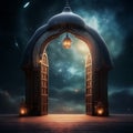 Fantasy islamic arch