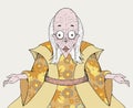 Fantasy kabuki costume character Royalty Free Stock Photo