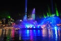 Fantasy light show in Brisbane City Australia