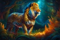 fantasy lion image generated by ai