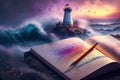 A fantasy math background featuring imaginary mathematical equations, formulas, and symbols, generative ai illustration Royalty Free Stock Photo