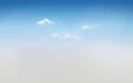 Fantasy minimal cloud in surreal infinite world and minimalism blue sky in sunny morning
