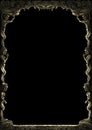 Fantasy monsters ornamental frame