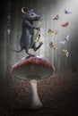 Fantasy Mouse, Music, Butterflies, Nature