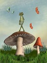 Fantasy mushroom Royalty Free Stock Photo