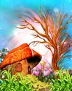 Fantasy Mushroom House Royalty Free Stock Photo