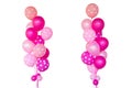 Fantasy pink balloons.