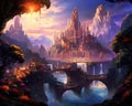 Fantasy port city by technology medieval fantasy port city.