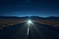 Fantasy road trip sun light. Generate Ai Royalty Free Stock Photo