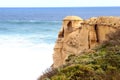 Fantasy rock arts along the Great Ocean Road, Australia Royalty Free Stock Photo