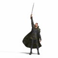 Fantasy Rogue with Sword Royalty Free Stock Photo