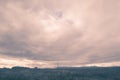 Dreamy sky with dramatic clouds