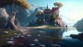 fantasy scenery landscape fairytale