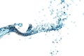 Fantasy soar Abstract water splash Royalty Free Stock Photo