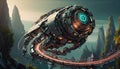 fantasy space robot