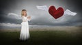 Fantasy Love, Peace, Hope, Heart Royalty Free Stock Photo