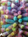 Fantasy sweetmeats of colorful style Thailand