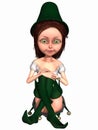 Fantasy Toon Figure Royalty Free Stock Photo